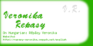 veronika repasy business card