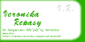 veronika repasy business card